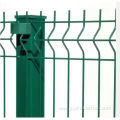 green or black 3D curved welded mesh fence